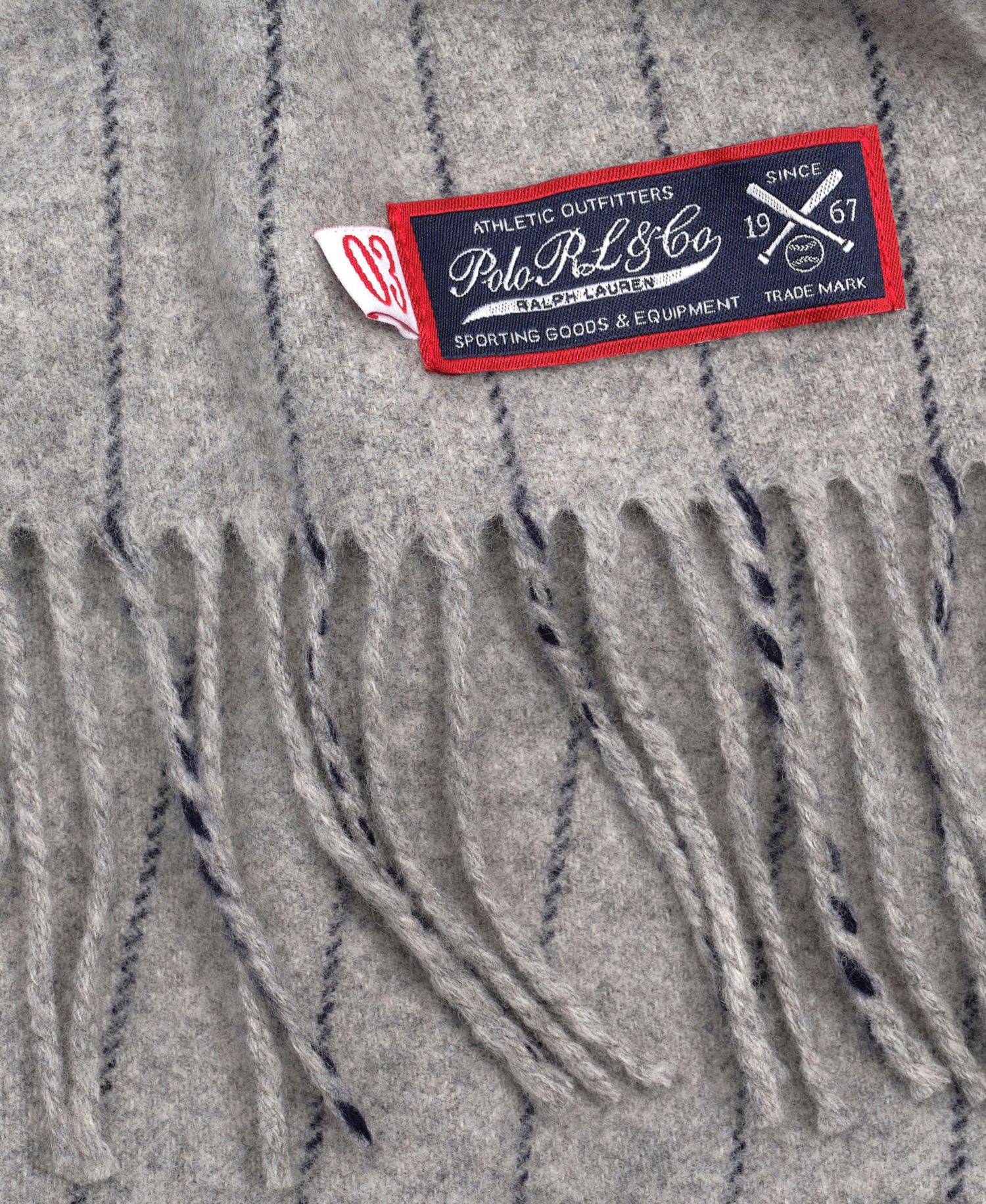 Men's Classic Pinstripe Scarf
