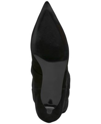 Women's Luca Wide-Calf Slouchy Kitten-Heel Dress Boots