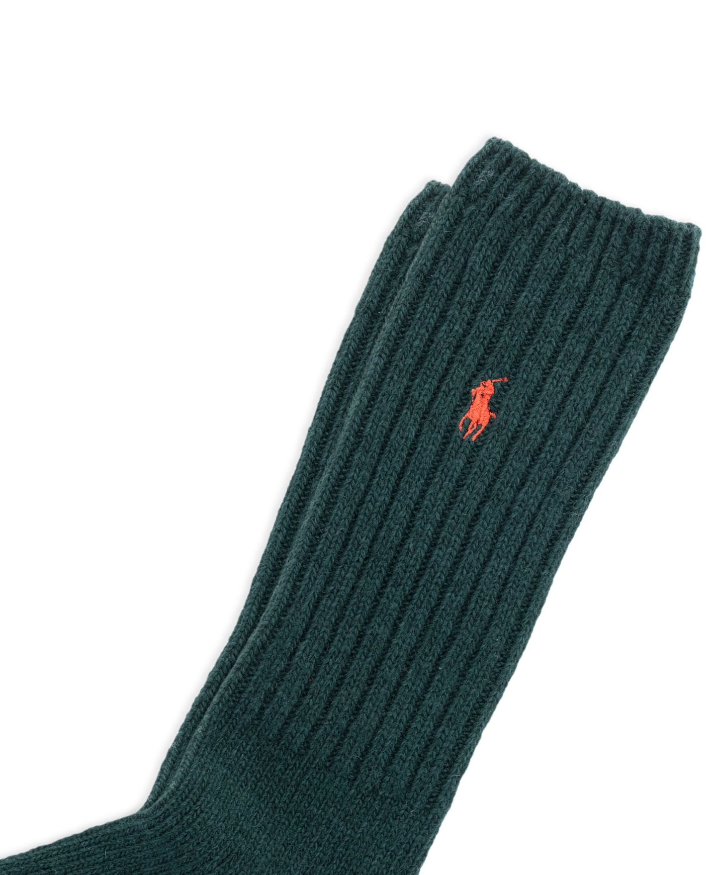 Носки Single для мужчин, в рубчик, шерсть — Polo Ralph Lauren, цвет: Hunte — фото 3
