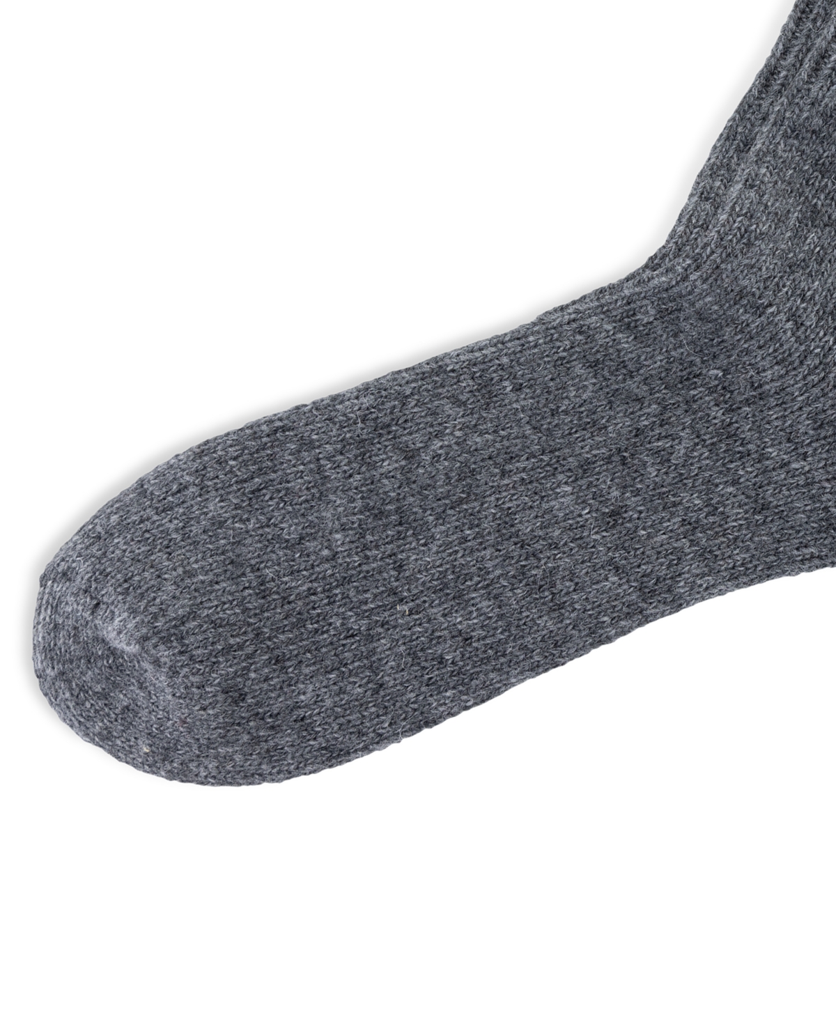 Polo Ralph Lauren Men's Wool Rib Boot Single Socks In Gray