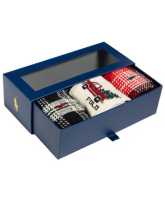 Men's 3-Pack Truck Shirting Plaids Socks Giftbox