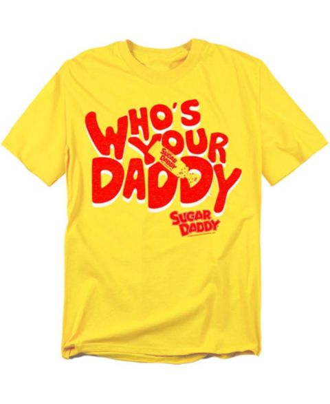 Мужская футболка Tootsie Roll Big & Tall Whos Your Daddy T, цвет: Жёлтый