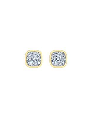 Interesting Designs Baguette Stud Earrings
