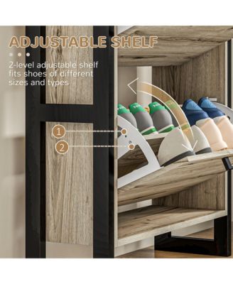 Shoe Cabinet with 3 Flip Drawer Cabinet,