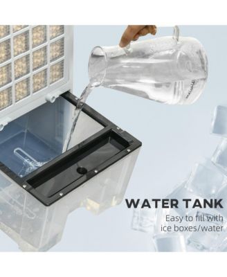 Mobile Air Cooler, Evaporative Ice Cooling Fan Humidifier Unit