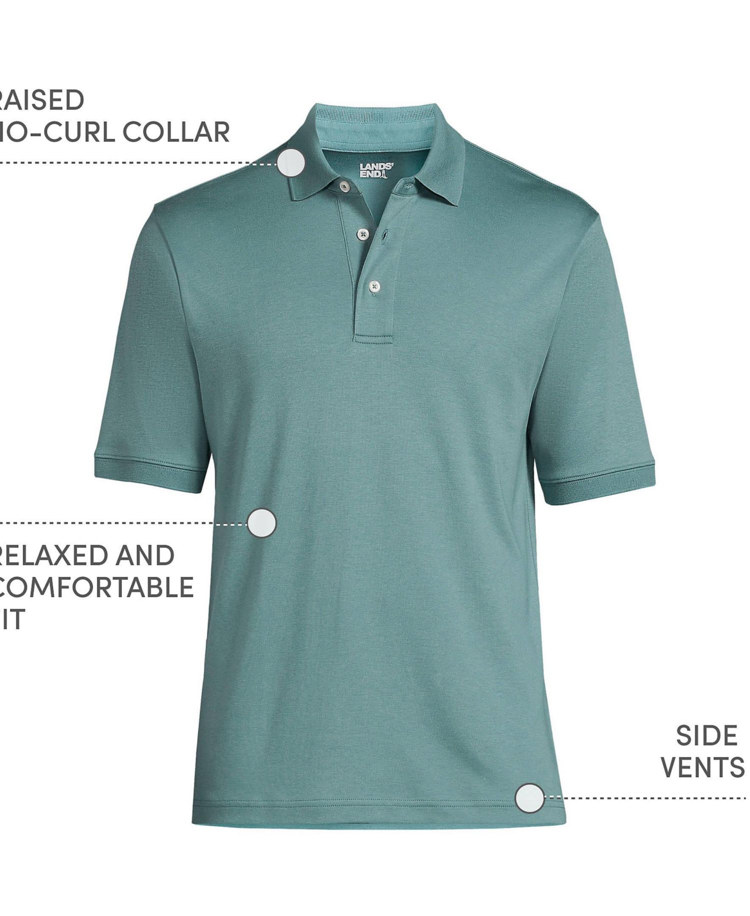 Men's Short Sleeve Cotton Supima Polo Shirt