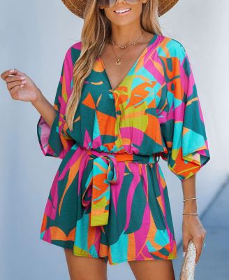 Women's Wild Zephyr Tropical Romper