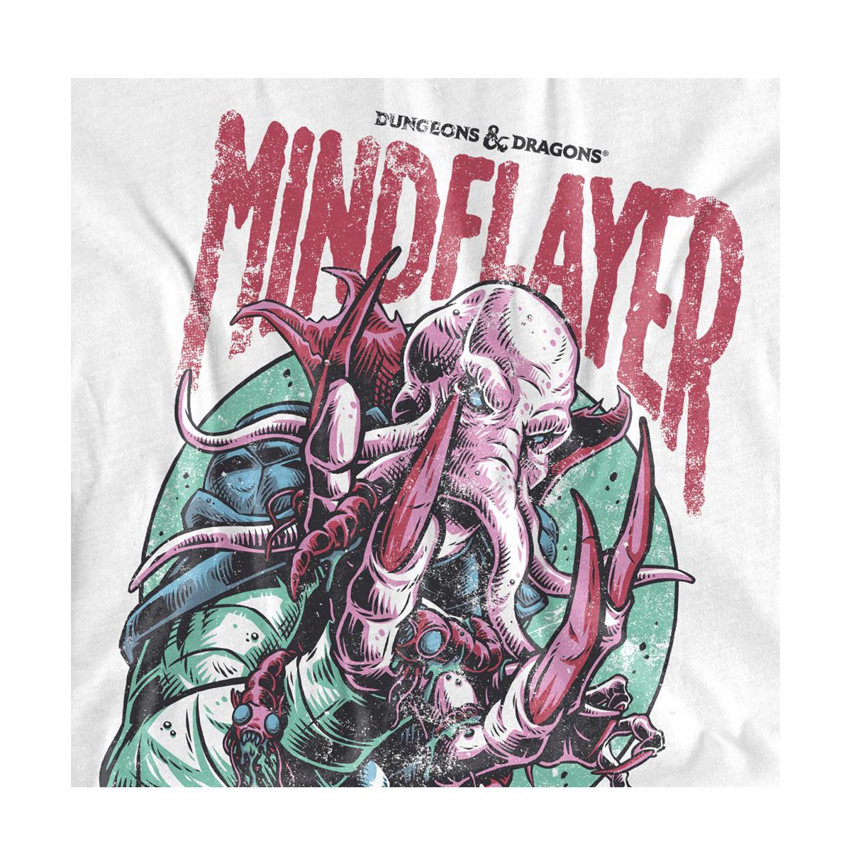 Logovision Men's Dungeons & Dragons Mindflayer Monster T-Shirt