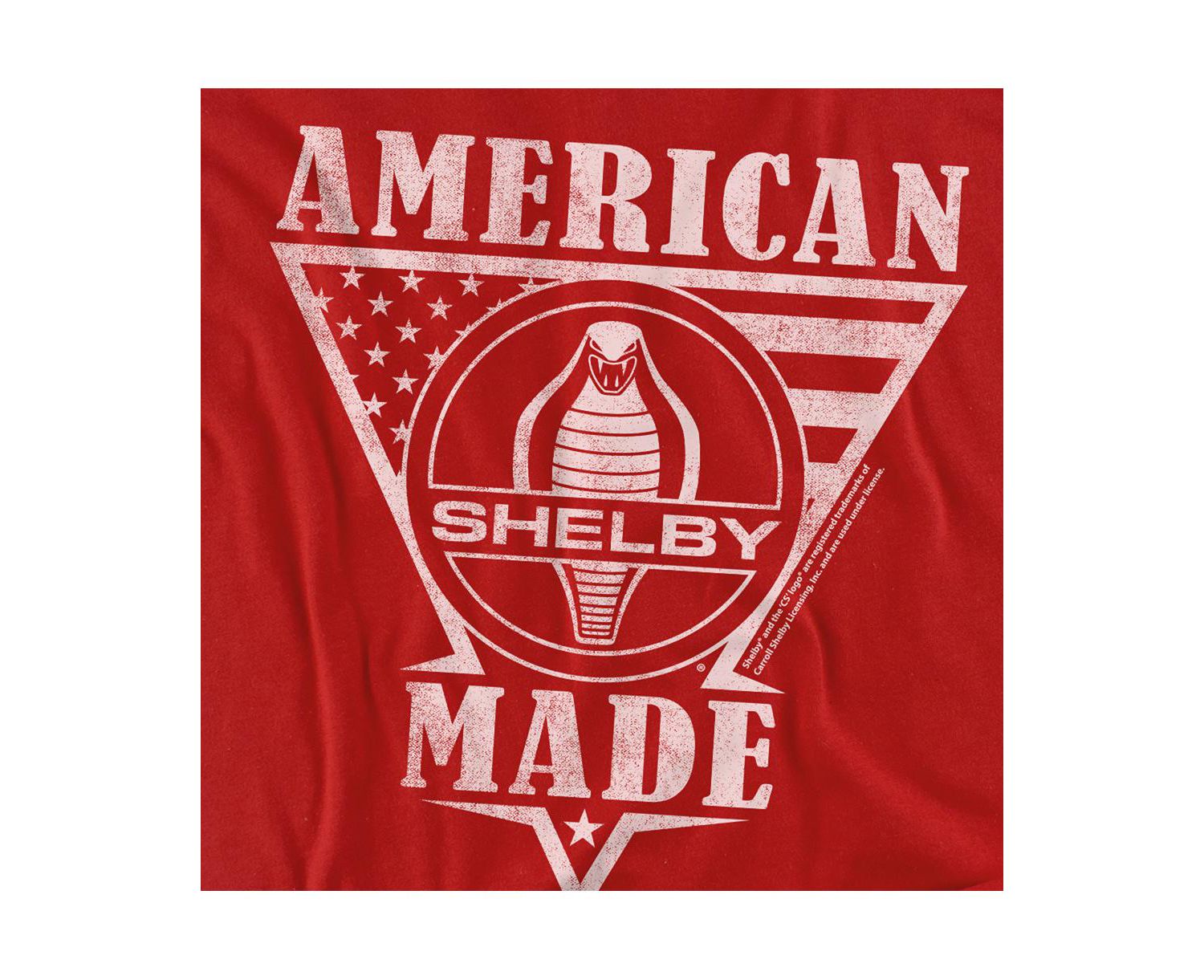 Men's Carroll Shelby American Made Flag T-Shirt