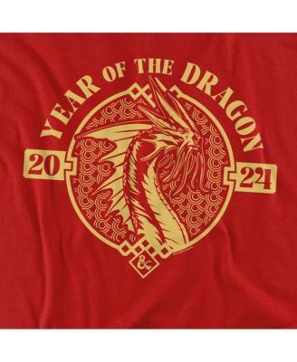Men's Dungeons And Dragons Year Of The Dragon Gold Beast T-Shirt