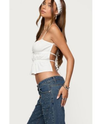 Women's Adler Tiered Backless Top