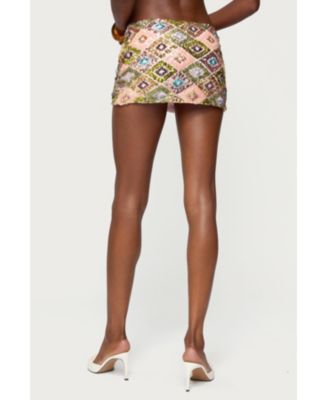 Women's Naama Sequin Mini Skort