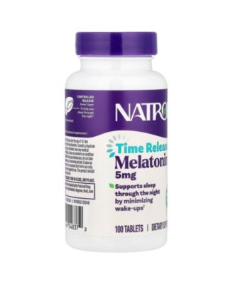 Melatonin  Time Release  5 mg  -  100 Tablets