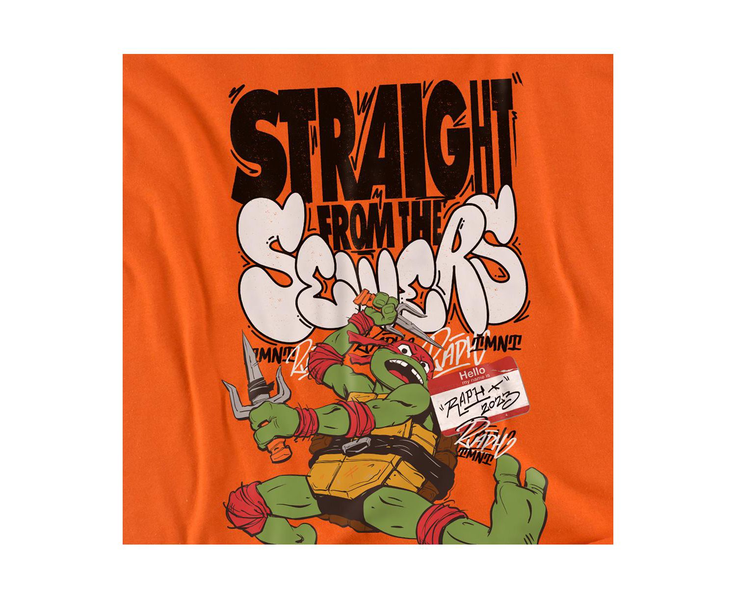 Men's TMNT Mutant Mayhem Raph Sewers T-Shirt