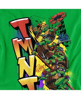 Big & Tall TMNT Mutant Mayhem Nyc Graffiti T-Shirt