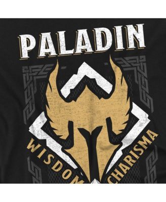 Men's Dungeons Dragons Paladin Wisdom Charisma T-Shirt