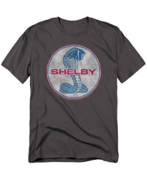 Мужская футболка Shelby Cobra Carroll Shelby Full Color Cobra, цвет: Угольный