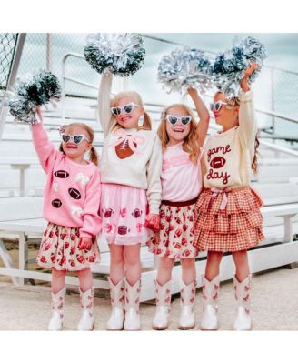 Little and Big Girls Football Cutie Tutu Skirt