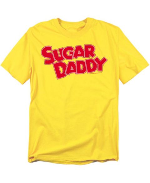 Мужская футболка Tootsie Roll Big & Tall Sugar Daddy, цвет: Жёлтый