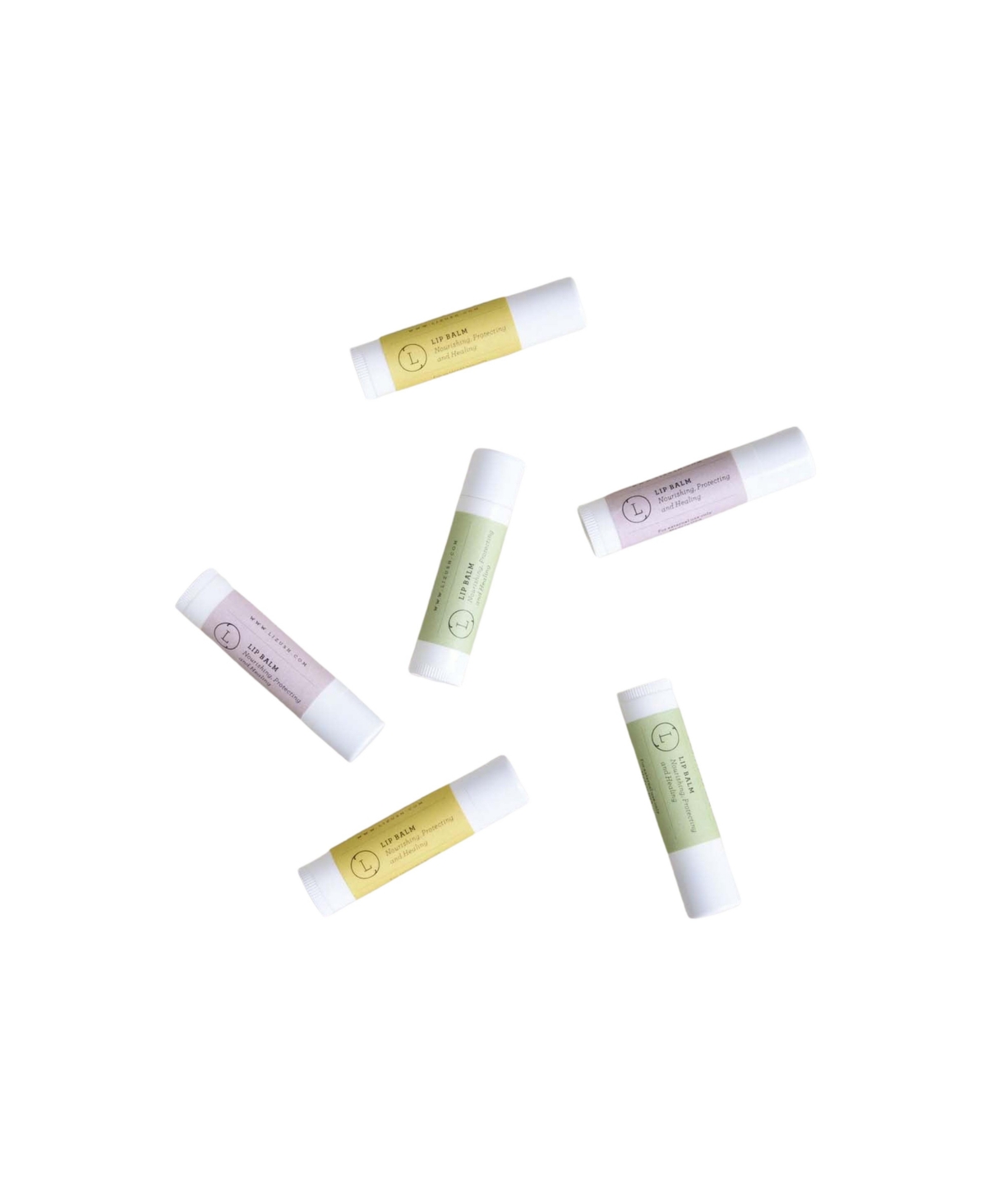 Natural Unscented Lip Balm Set - Natural unscented