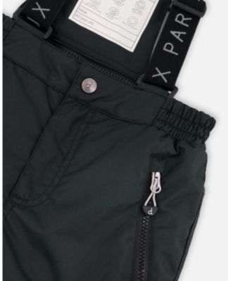 Toddler Boys Two-Piece Play Snowsuit with Gradient Jacket Black - Toddler|Child