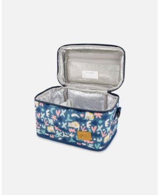 Girl Lunch Box Green Cat Print - Toddler|Child