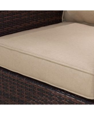 4 Outdoor Chair Cushions with Seat & Backrest, 24" x 24",