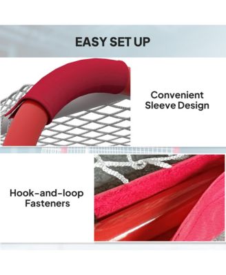 Soccer Goal, Practice Soccer Goal Net with Steel Frame, PE Mesh