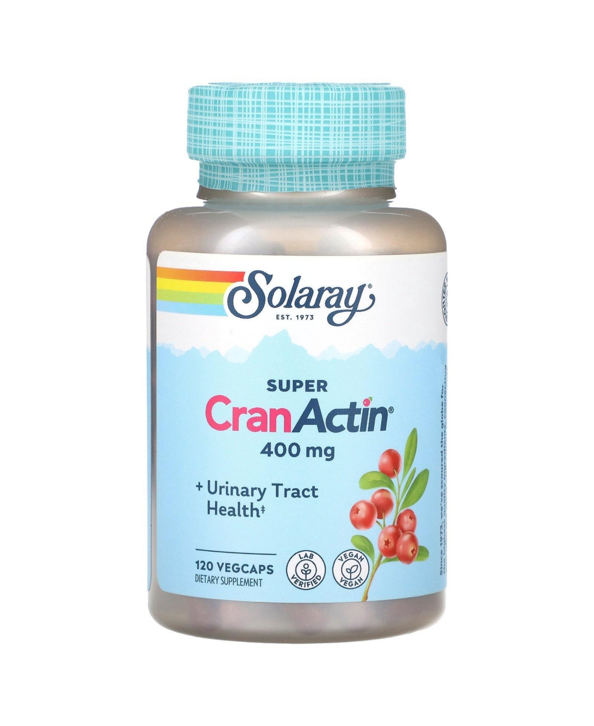 Solaray Super CranActin with Herbal Support Blend 400 mg