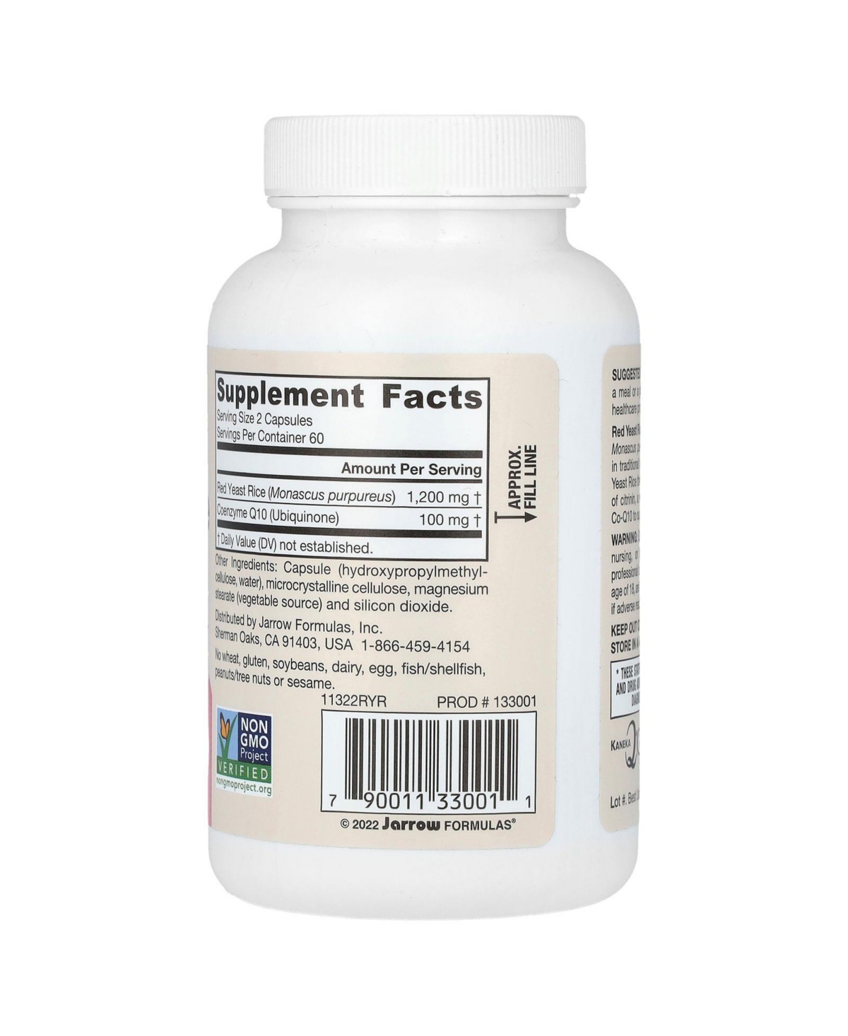 Jarrow Formulas Nutrition Red Yeast Rice + Co-Q10