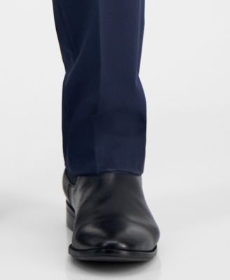 Men's Modern-Fit Solid Wool-Blend Suit Separate Pants