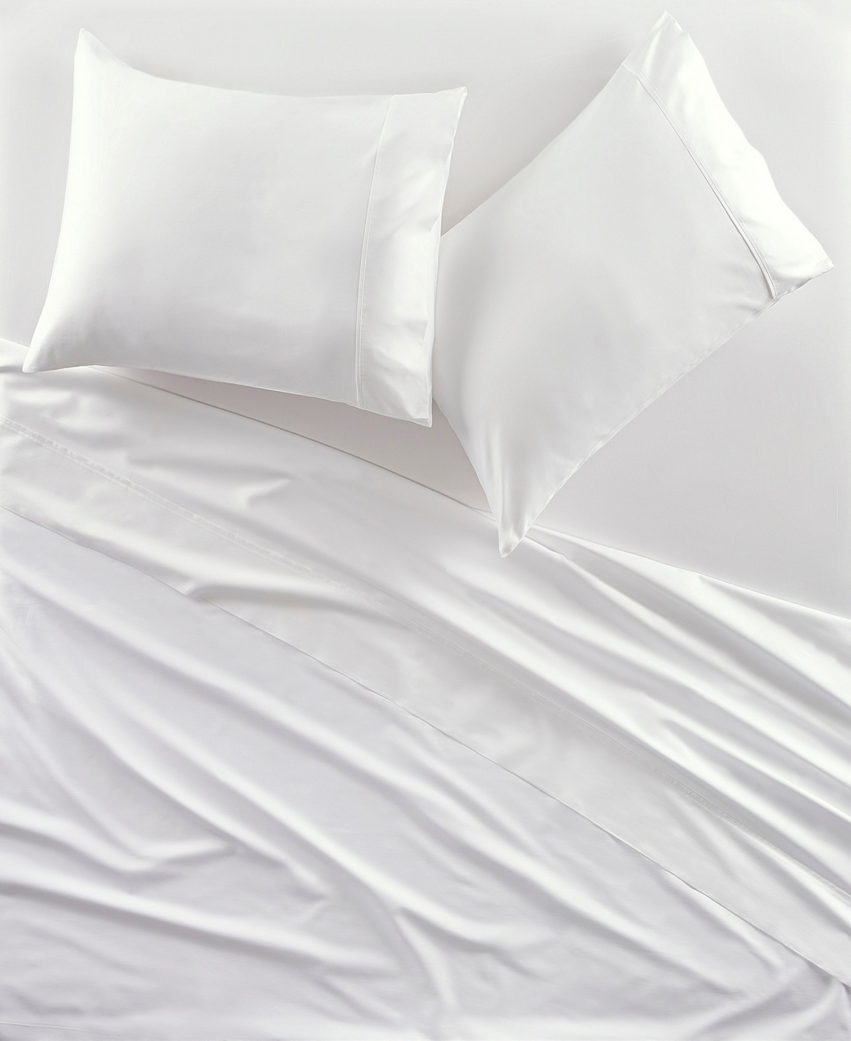 J Queen New York Premier 300 Thread Count Sateen 2-pc. Pillowcase, King In White