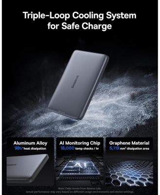 Picogo Magsafe Portable Charger 10000mAh 27W , 0.5" Ultra Slim Qi2 Certified 15W Wireless Power Bank