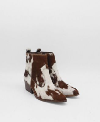 Nomad Cowhide Leather Western Booties