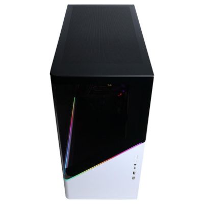Gamer Supreme Liquid Cooled Gaming Desktop Computer, Intel Core i7-14700F 2.1GHz, 16GB RAM, 2TB SSD, NVIDIA GeForce RTX 5060 8GB, Windows 11 Home, White