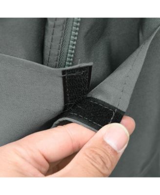 9.84' x 11.8' Gazebo Sidewall Set with Hooks/C-Rings,