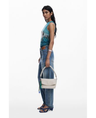 Women's Medium 3D logo flap bag