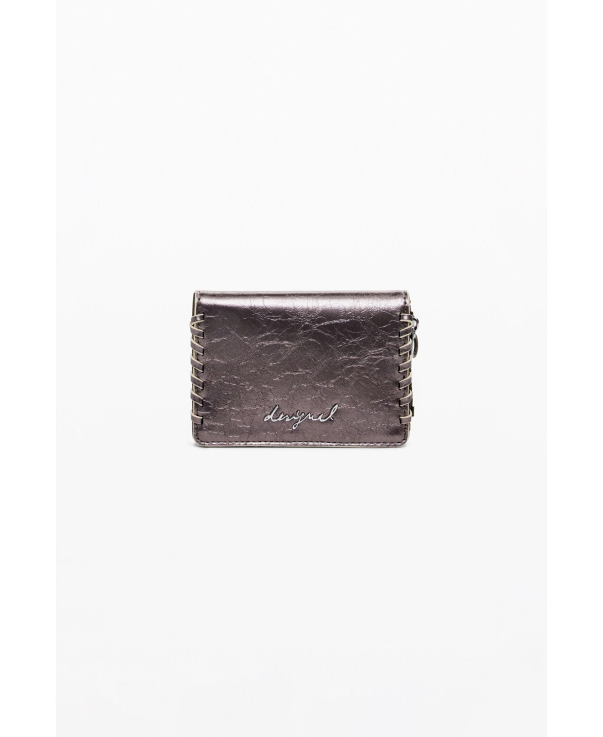 Desigual Women's Small convertible metallic wallet
