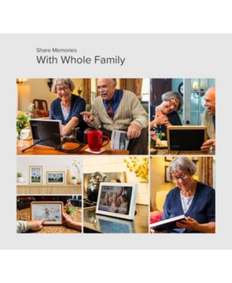 Smart WiFi Digital Photo Frame myFirst Frame Live 10 Inch LCD Touch Screen, Auto-Rotate, 32GB Memory with Cloud Storage