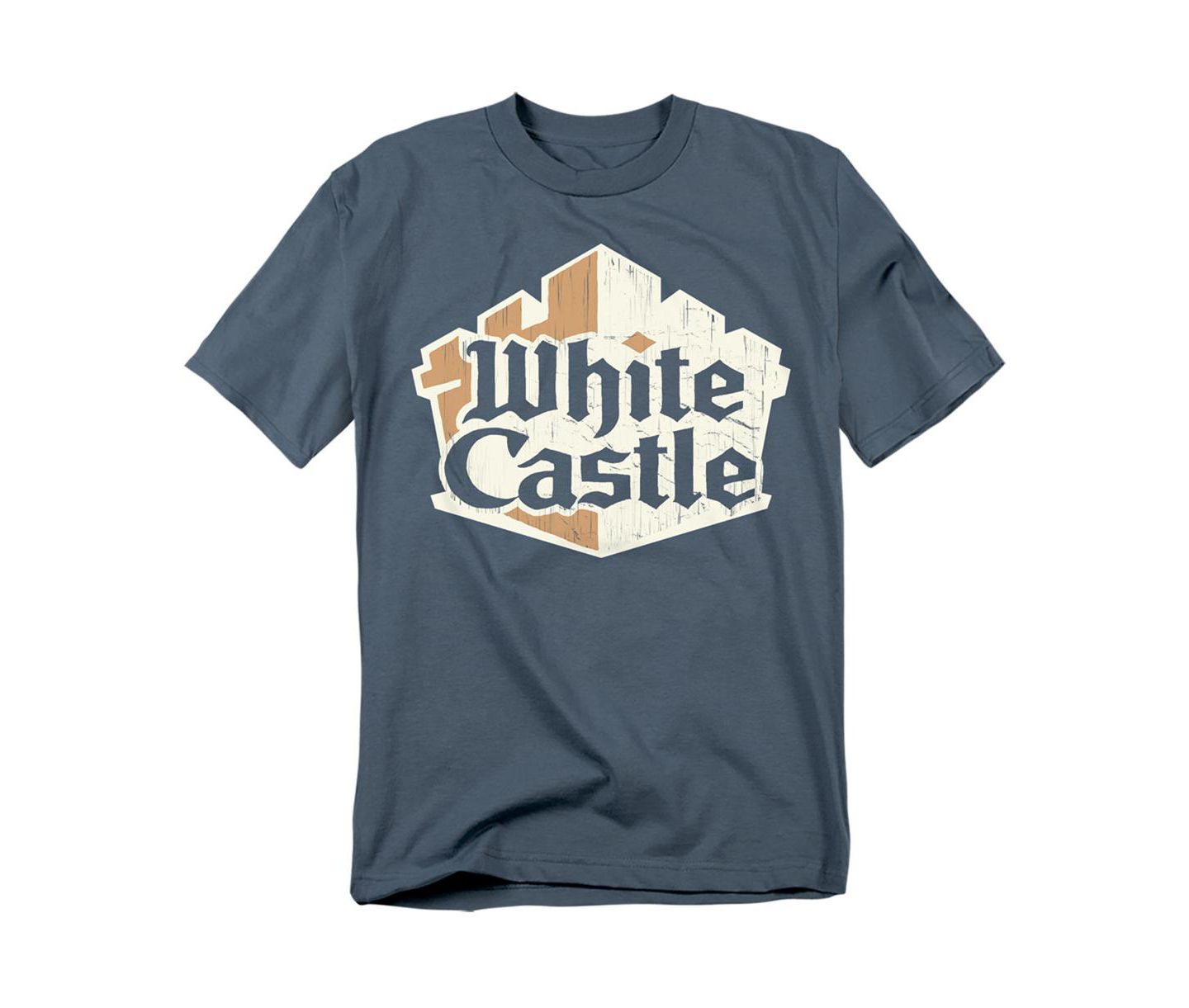 Мужская футболка Logovision White Castle Torn Logo, цвет: Сланцевый — фото 1