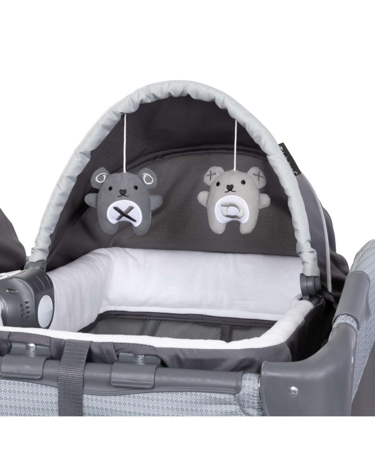 Baby Trend Baby Lil Snooze Deluxe Iii For Twins - Cozy Grey