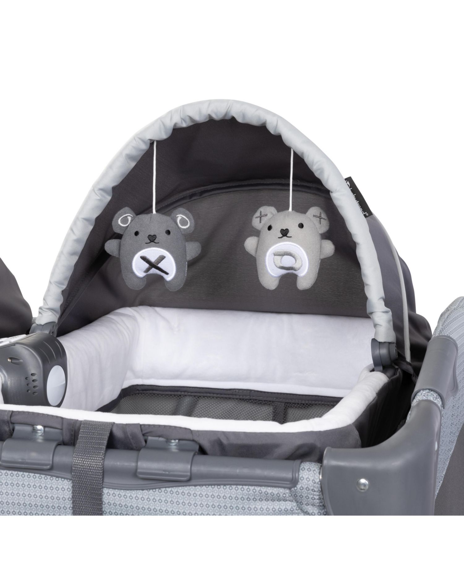 Baby Lil Snooze Deluxe III For Twins - Cozy Grey