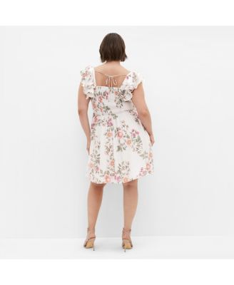 Plus Size Alma Print Dress