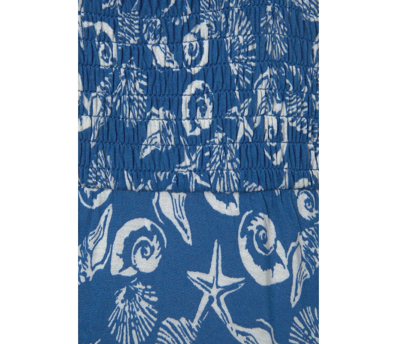 Women's Viscose Printed Halter A-Line V-Neck Short Dress