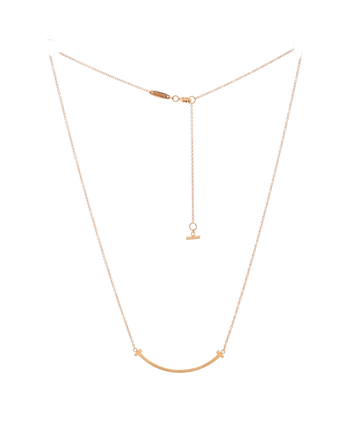 Pre-Owned Tiffany & Co. T Smile Pendant Necklace