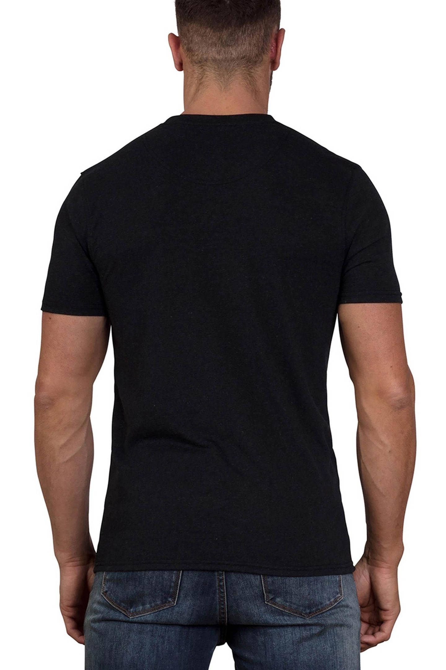 Мужская футболка Raging Bull Classic Crew Neck Logo, цвет: Чёрный — фото 3