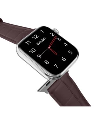 Crocodile Texture Leather Replacement Band for Apple Watch