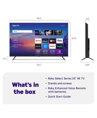  55"  LED  4K  Smart TV