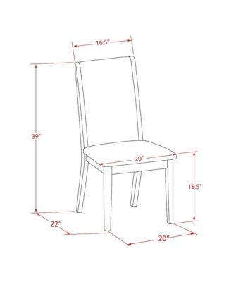 7-Piece Gorgeous a Good Linen White dining table Top and 6 Awesome Linen Fabric Parson Dining Chairs with Stylish Chair Back, Wire Brushed Black Finish