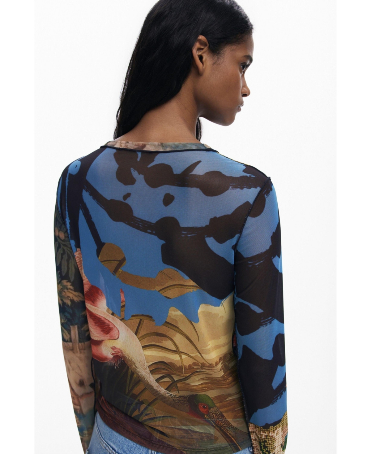 Desigual Women's T-shirt Designed By Mr. Christian Lacroix In Multi